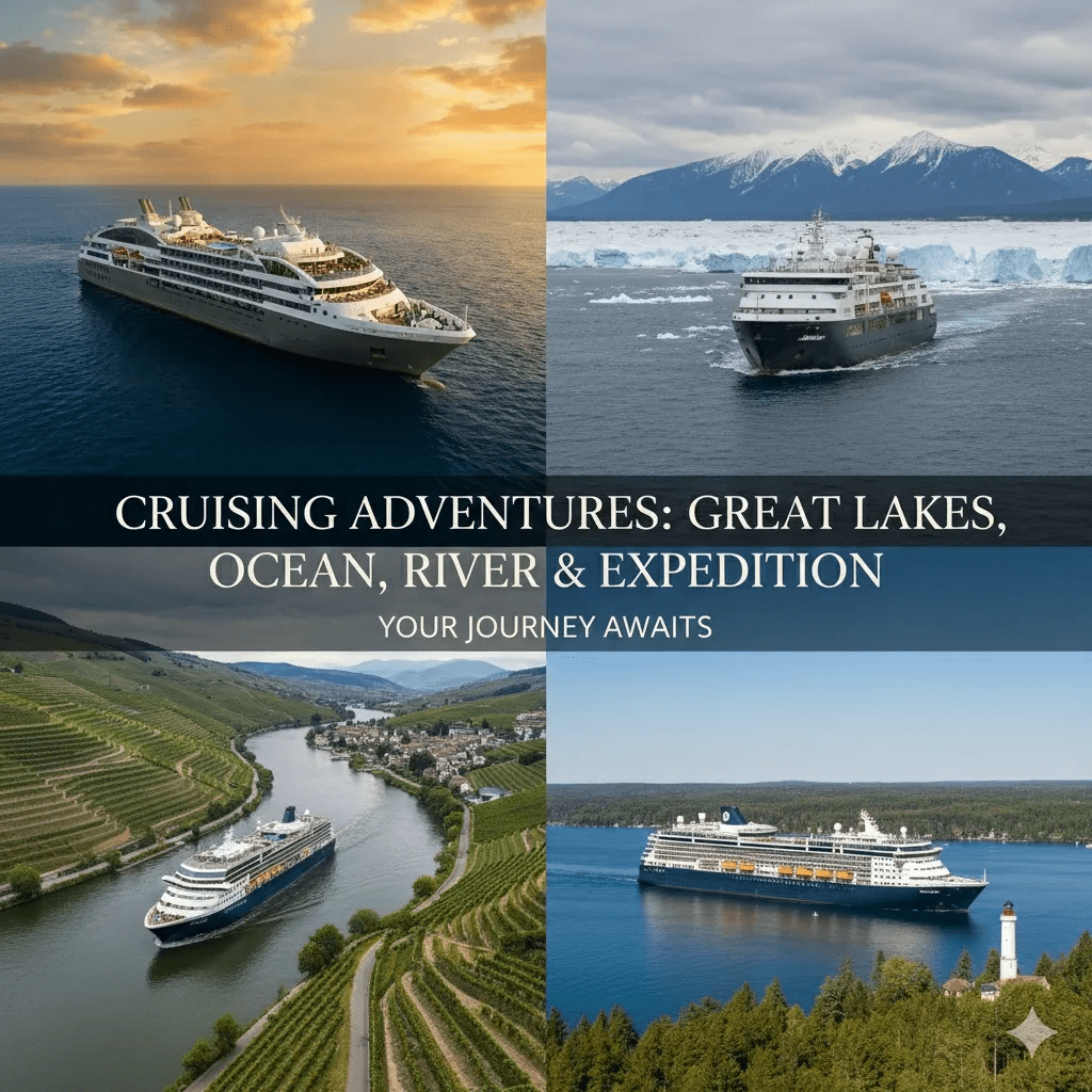 Image of Ocean and Great Lakes Cruises as well as River and Expedition Cruises