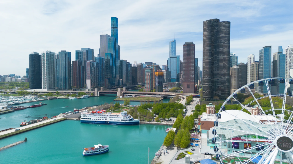 Victory Cruise Ship at Navy Pier