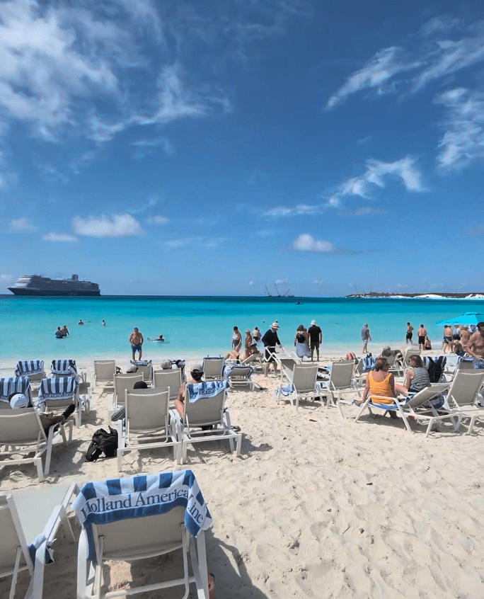 View from the beach.